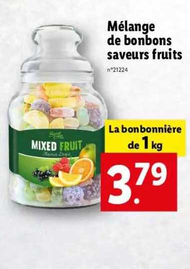 Mélange De Bonbons Saveurs Fruits