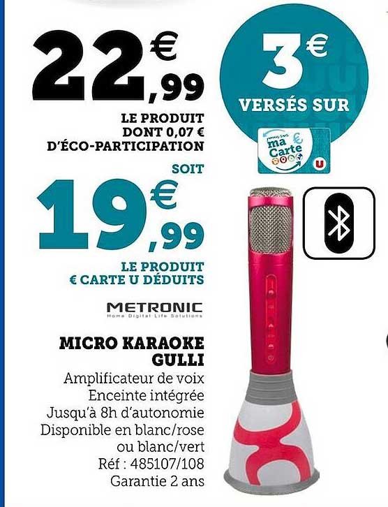 metronic micro karaoke gulli