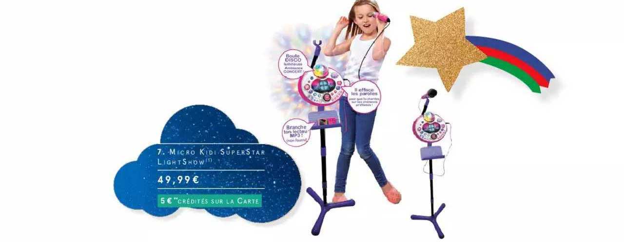 micro kidi superstar lightShow