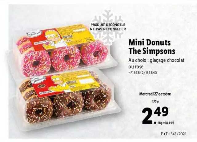 mini donuts tthe simpsons
