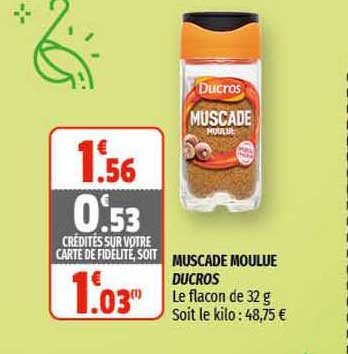 muscade moulue ducros