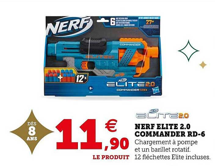 nerf elite 2.1 commander rd-6 nrf elite
