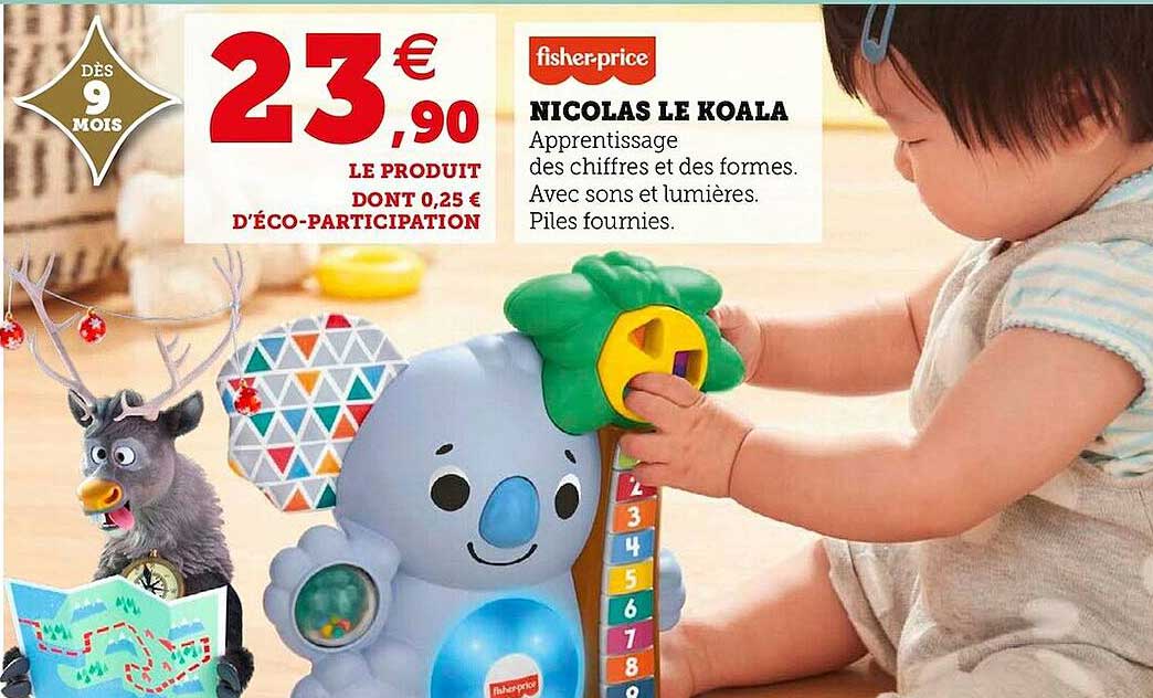 nicolas le koala fisher-price