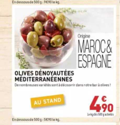 Olives Dénoyautées Méditerranéennes
