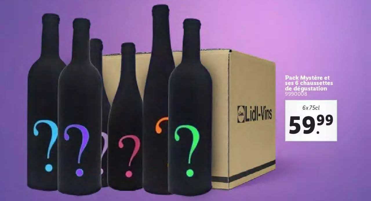 pack mystère et ses 6 chaussettes de dégustation