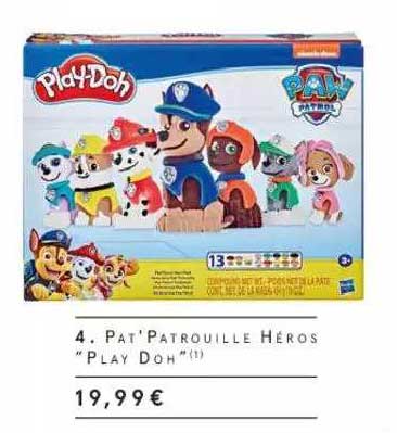 pat'patrouille héros "play doh"