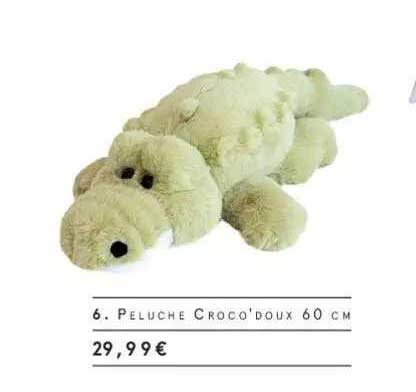 Peluche Croco'doux 60 Cm