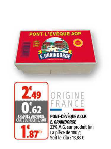 pont-l'évêque a.o.p. e. graindorge