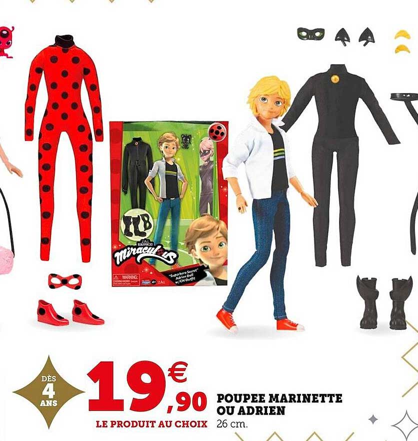 poupée marinette ou adrien