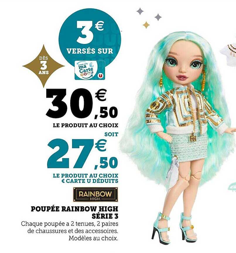 poupée rainbow high série 3