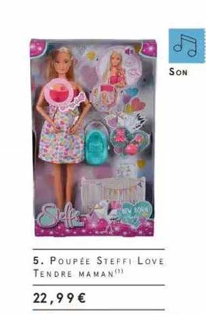 poupée steffi love tendre maman