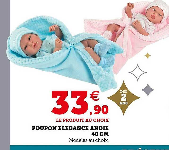 Poupon Elegance Andie 40 Cm