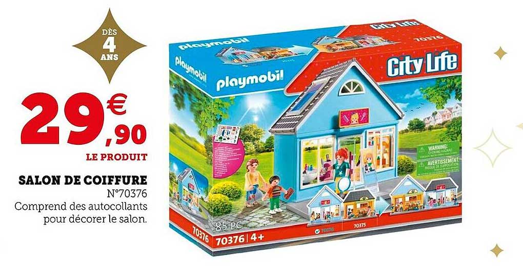 salon de coiffure playmobil city life