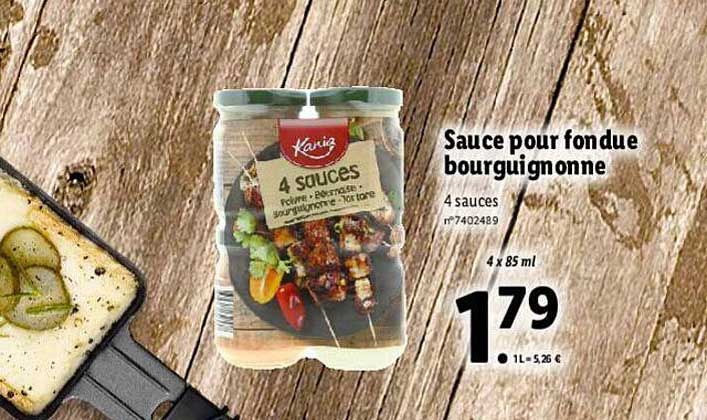 Sauce Pour Fondue Bourguignonne