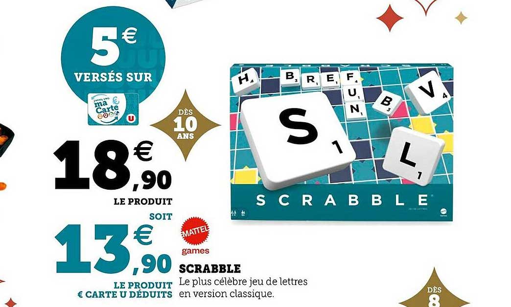 Scrabble Mattel Games
