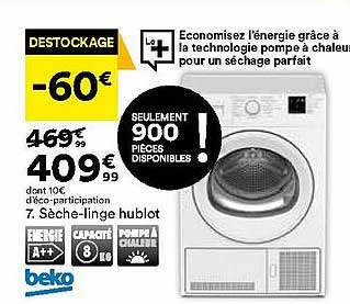 sèche-linge hublot beko