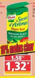 secret d'arômes knorr