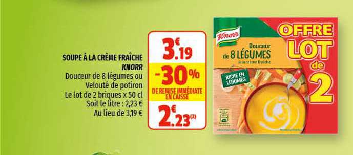 Soupe à La Crème Fraîche Knorr