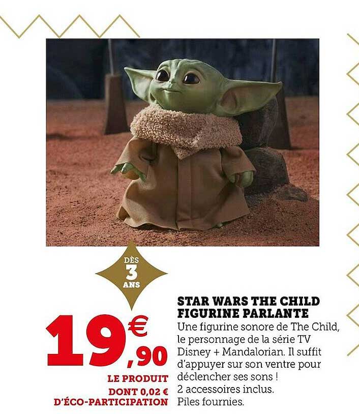 star wars the child figurine parlante