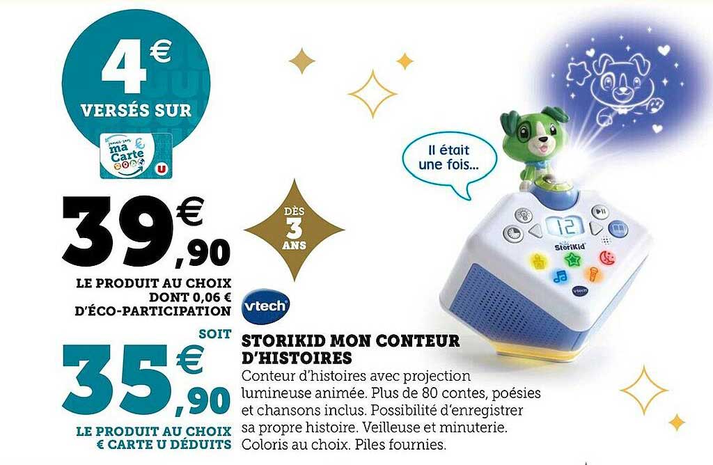 storikid mon conteur d'histoires vtech