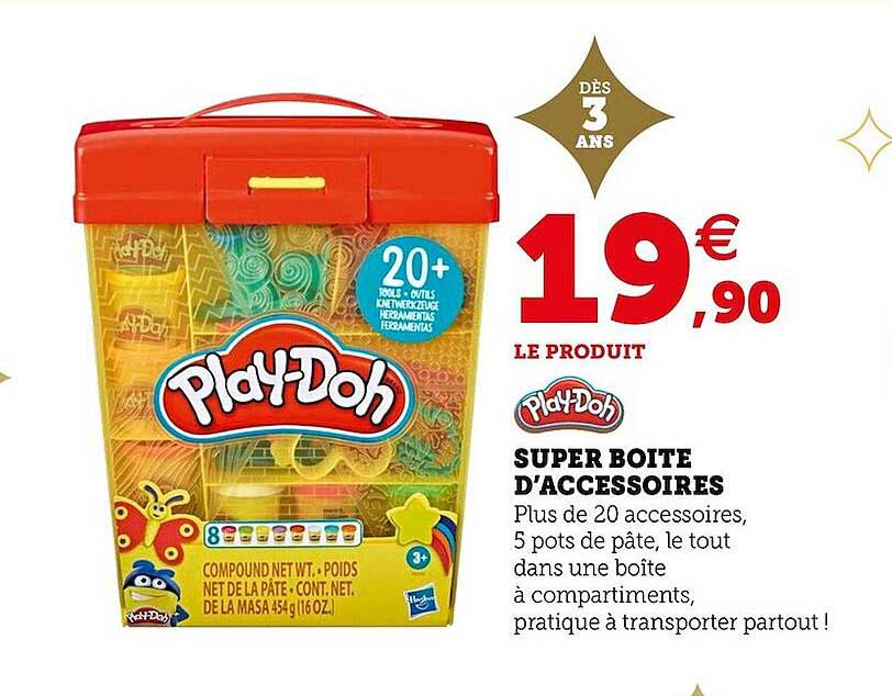 super boîte d'accessoires play-doh