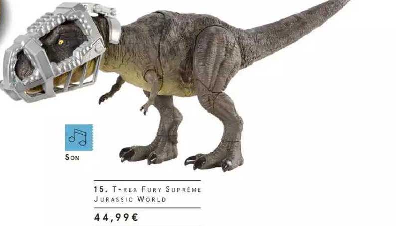 t-rex fury suprême jurassic world