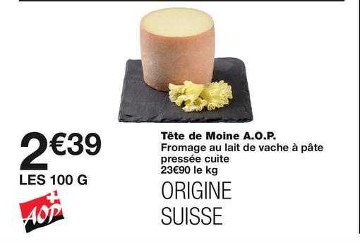 tête de moine a.o.p.