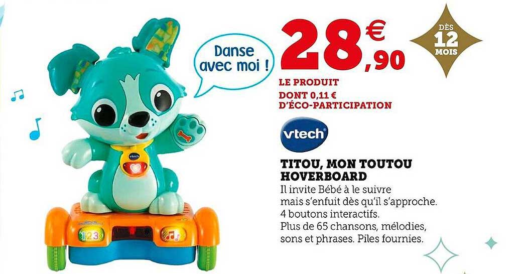 titou mon toutou hoverboard vtech