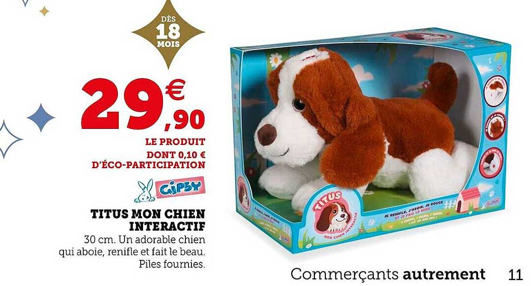 titus mon chien interactif gipsy