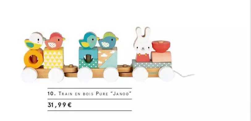 Train En Bois Pure "janod"