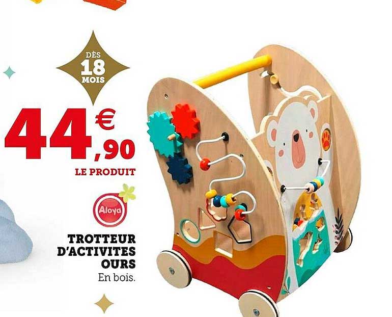 Trotteur D'activités Ours