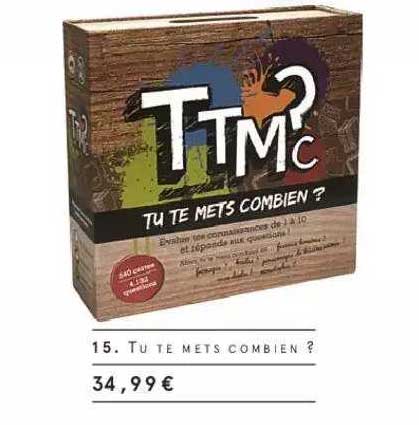 tu te mets combien ?