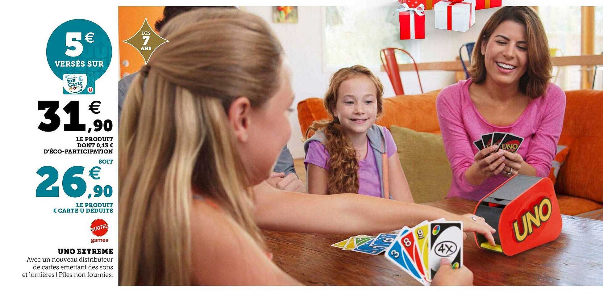 uno extrême mattel games