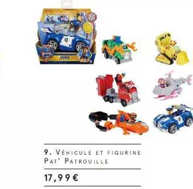 véhicule et figurine pat' patrouille