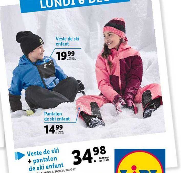 veste de ski + pantalon de ski enfant