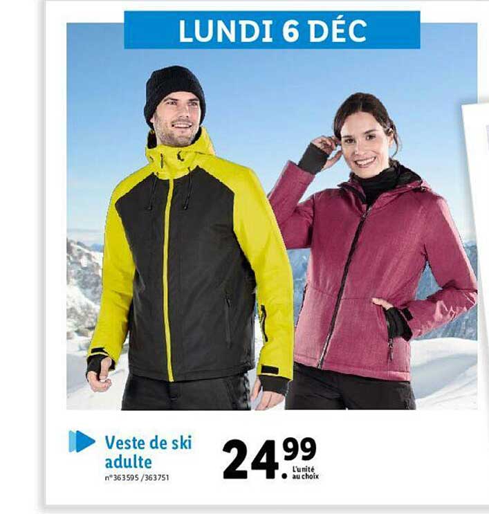 veste de ski adulte
