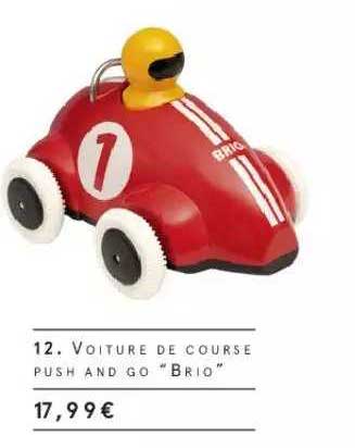 voiture de course push and go "brio"