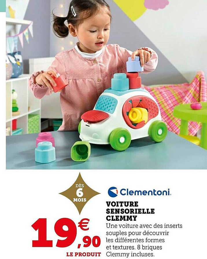 Voiture Sensorielle Clemmy Clementoni