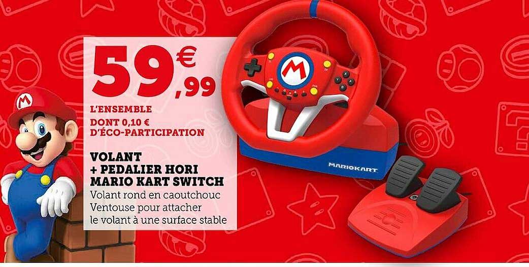 volant + pedalier hori mario kart switch