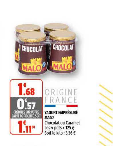 Yaourt Emprésuré Malo