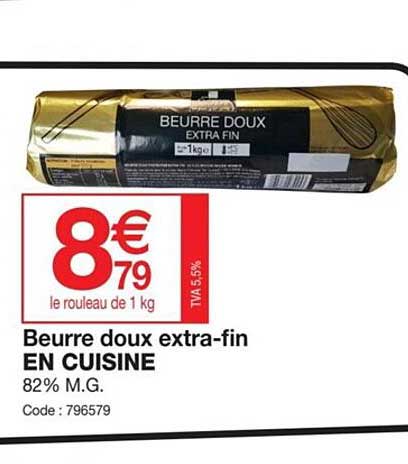 Beurre  Doux Extra-fin En Cuisine