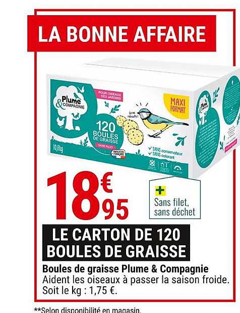 Boules De Graisse Plume & Compagnie