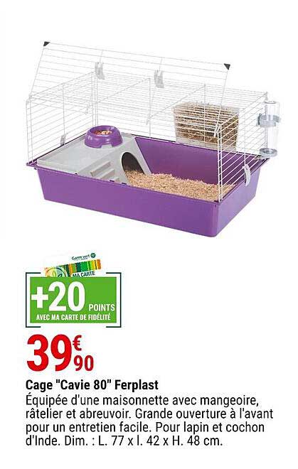 cage "cavie 80" ferplast