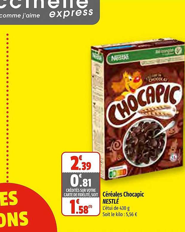 Céréales Chocapic Nestlé