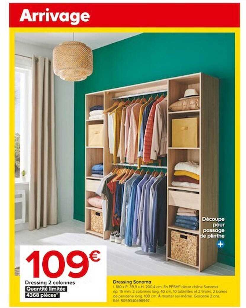 dressing 2 colonnes sonoma