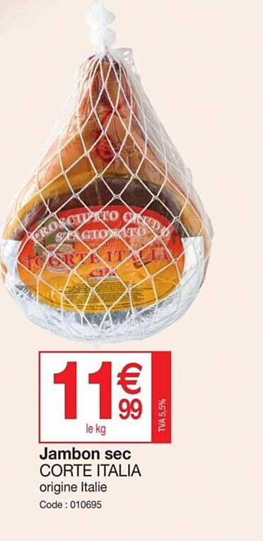 jambon sec corte italia