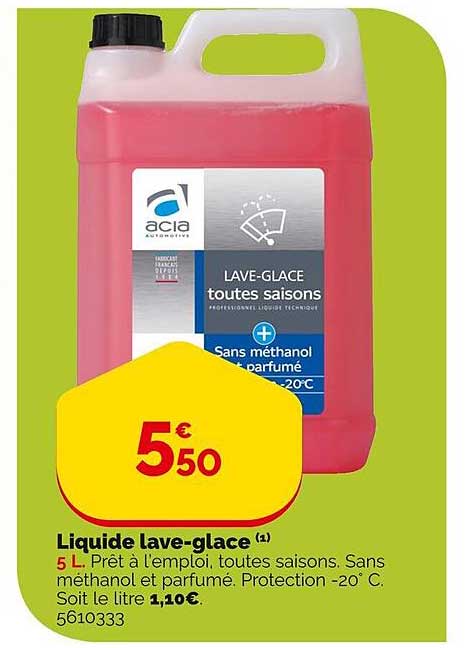 Liquide Lave-glace Acia