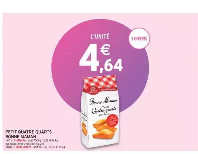 petit quatre quarts bonne maman