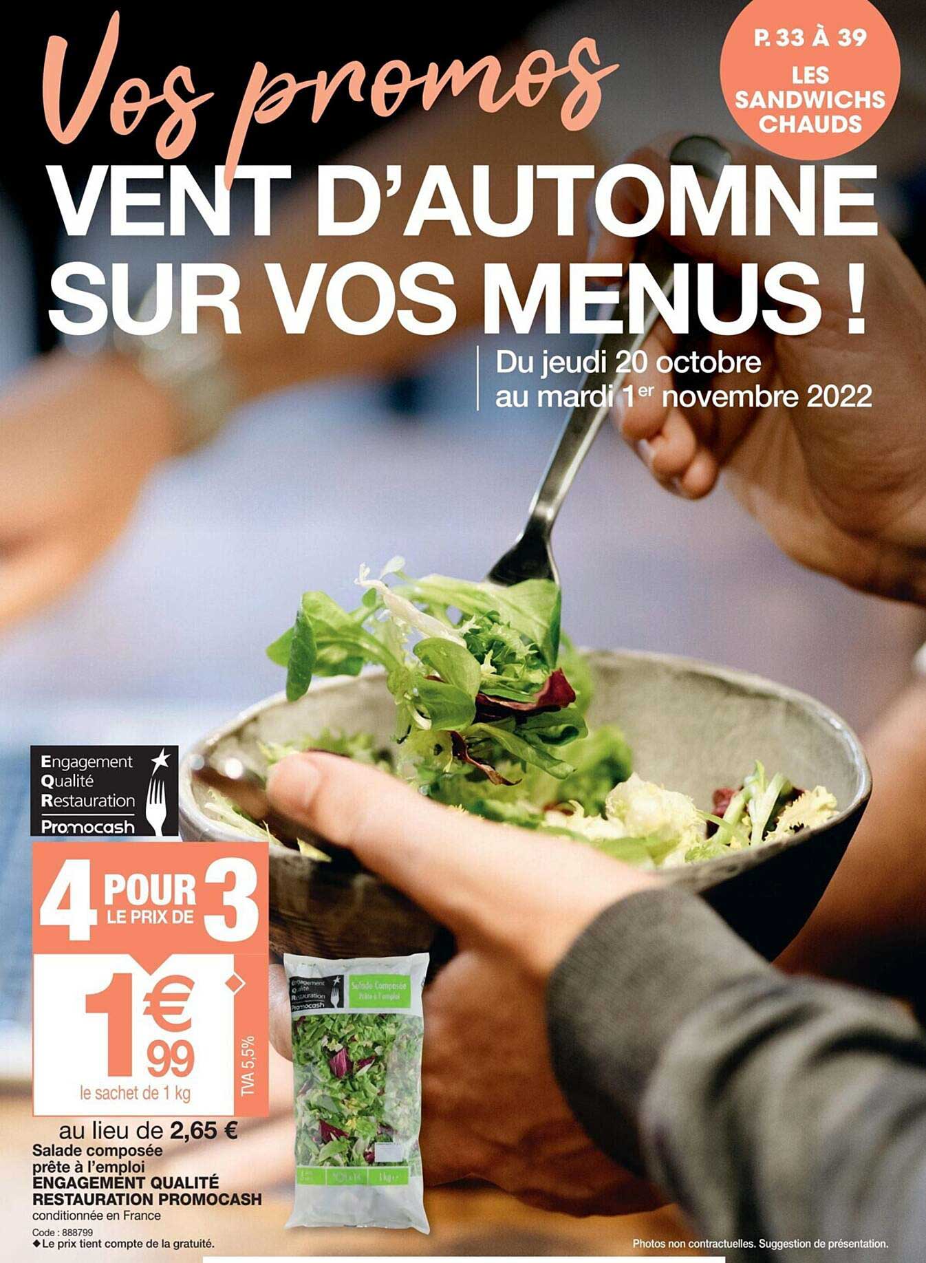 salade composée prête à l'emploi engagement qualité restauration promocash
