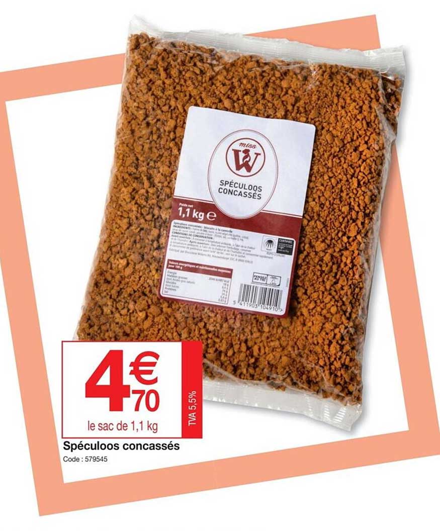 Spéculoos Concassés